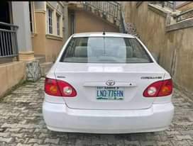 A picture of Toyota corolla