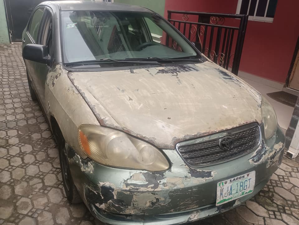 A picture of Registered Toyota Corolla 2006 model for sale. Call 08067112168