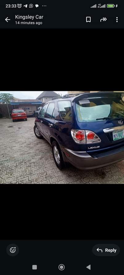 A picture of LEXUS RX300 BELGIUM STANDARD ENGINE AC GEAR BODY OKAY PRICE