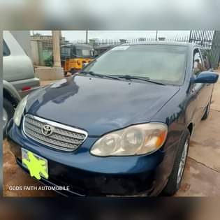 A picture of Toyota Corolla 04 Neatly baked on first body very neat