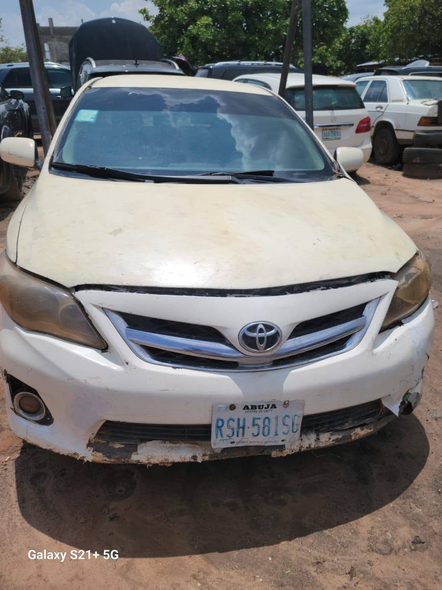 A picture of Toyota Corolla 2012 model