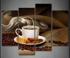 A picture of canvas art