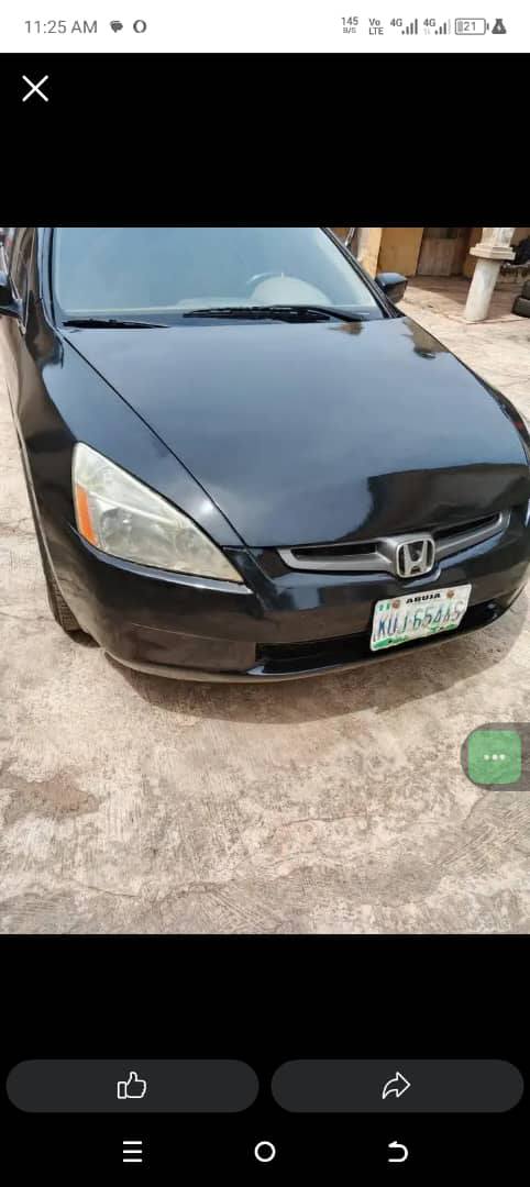 A picture of Honda accord EOD
