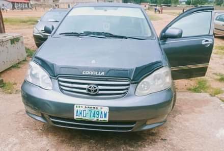 A picture of Corolla sport 2005 model In perfect condition Papers valid till