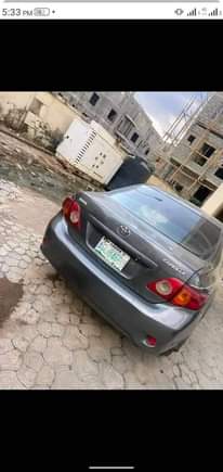 A picture of Sharp distress 2009 corolla