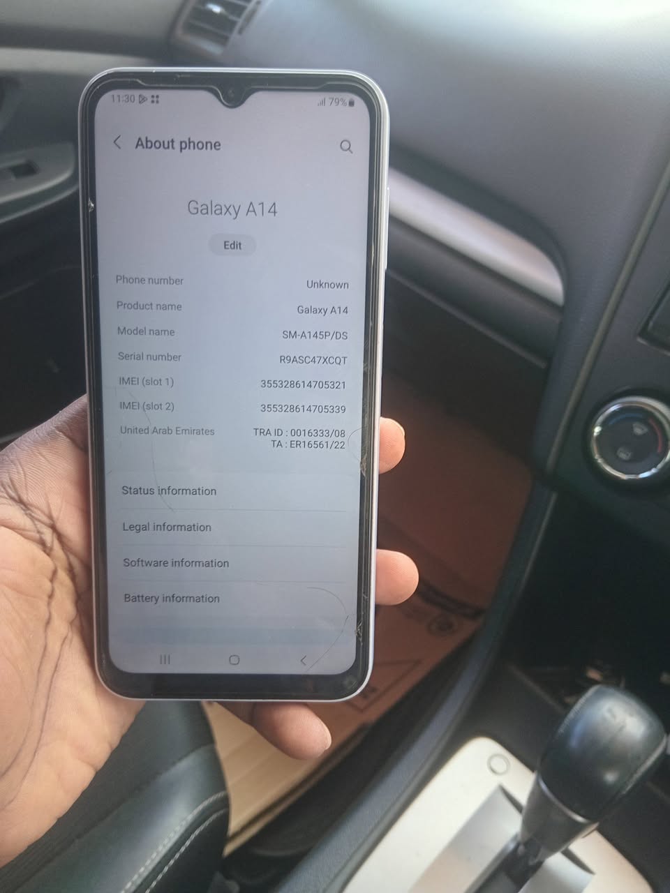 A picture of Samsung A14