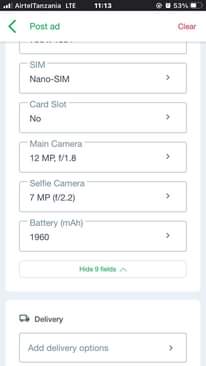 A picture of iPhone 7 black color GB 32