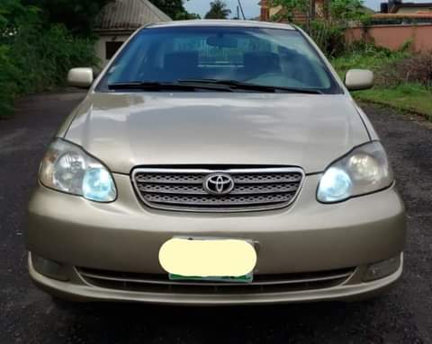 A picture of 2005 TOYOTA COROLLA CONDITION TOKUMBO STANDARD VERY LOW FUEL CONSUMPTION