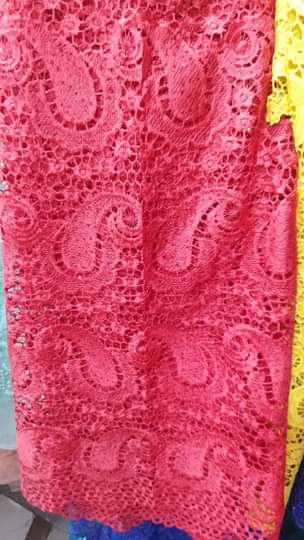 A picture of Lace embroidery chat 09038950799