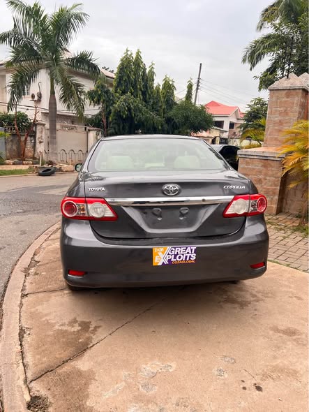 A picture of 2012 Toyota Corolla UNREGISTERED WITH ORIGINAL DUTY