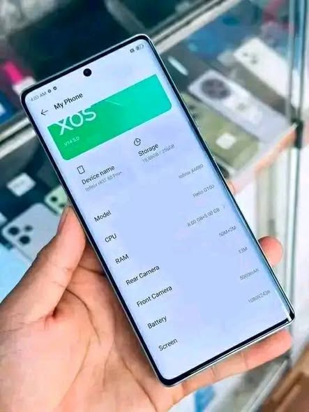 A picture of SLIIMEST INFINIX SMARTPHONE EVER NEW INFINIX HOT 50 PRO PLUS