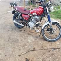 A picture of Haojue mninga cc 125 MC 647 BWT