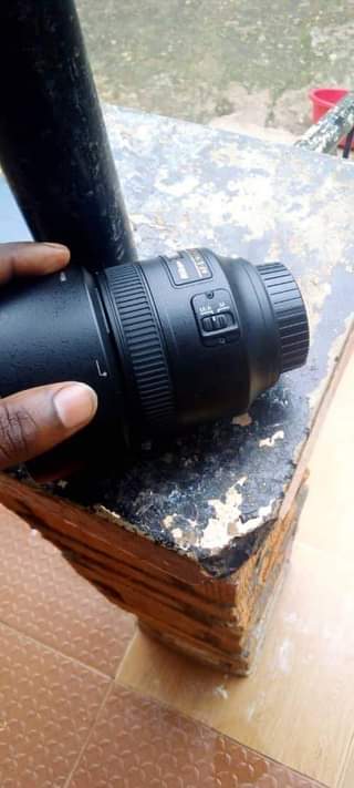 A picture of Nikon camera lens