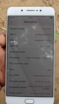 A picture of Vivo X7plus
