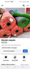 A picture of Gras carpet per square meters