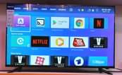 A picture of 43 Frameless Globalstar Smart TV w Bluetooth. Promotion