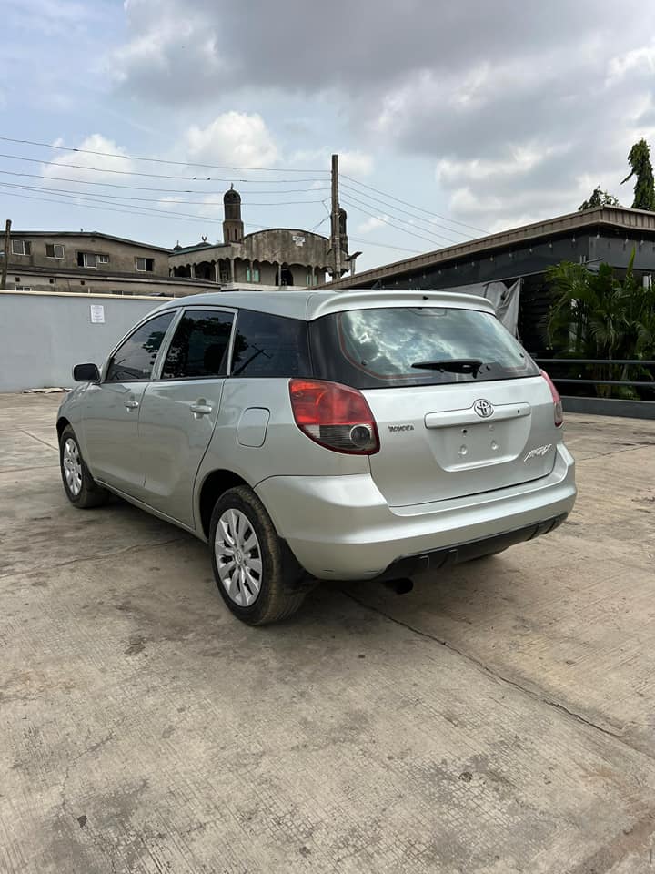 A picture of Reg. Toyota matrix 2004 Model Well painted Sliver on fabric