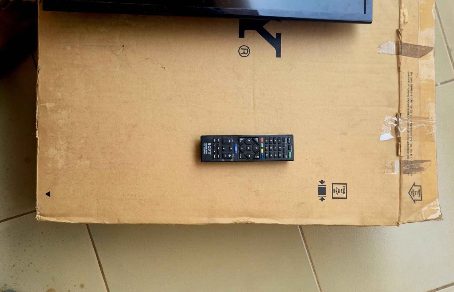 A picture of 40 inch Sony Bravia FreetoAir TV at 450k