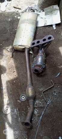 A picture of CATALYST AND oxygen sensor