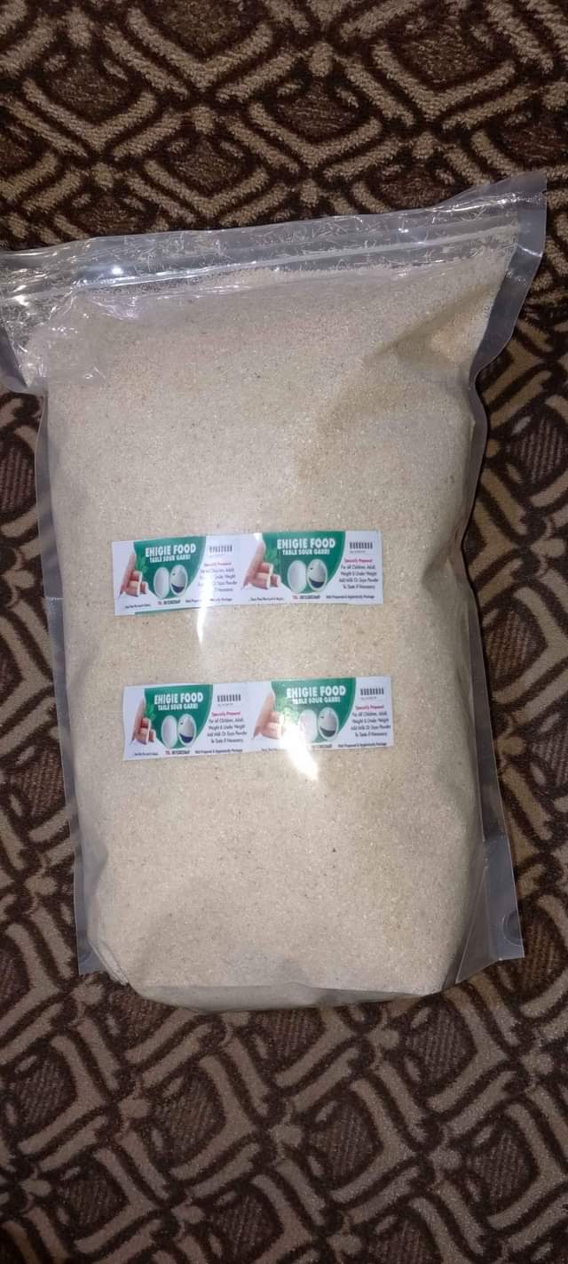 A picture of Ehigie Refined well dried and crunchy sour Garri
