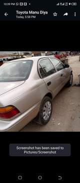 A picture of Toyota Corolla first body maunul transmission engine and transmission and