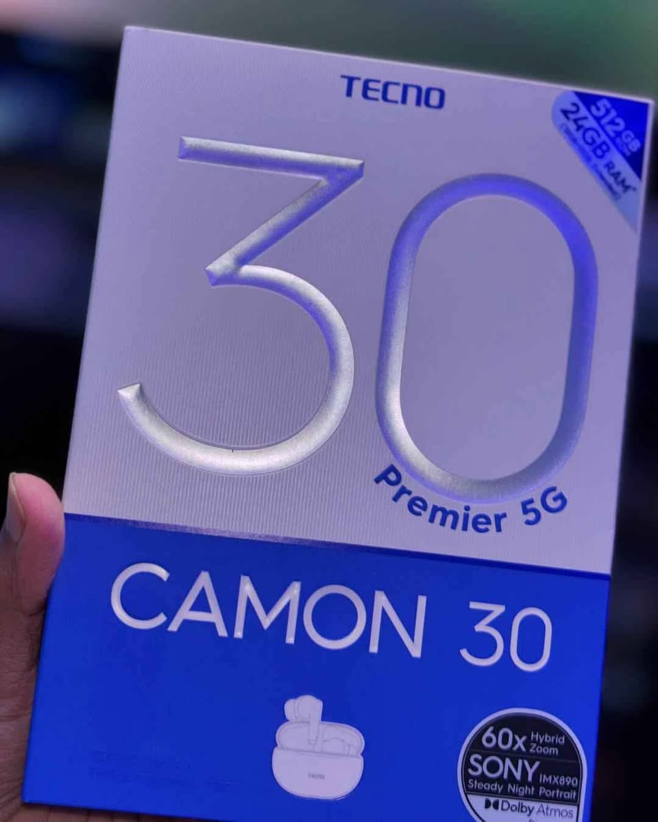 A picture of Tecno camon 30premier 5G At 450k Storage 512gb 24gb rm