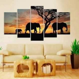 A picture of canvas art