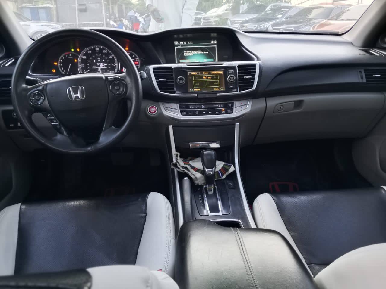 A picture of 2014 full option Honda Accord with double screen side camera