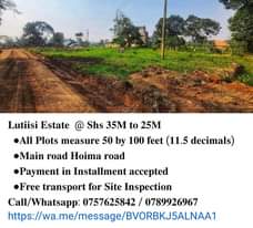 A picture of Titled near Plots of Land in Wakiso District