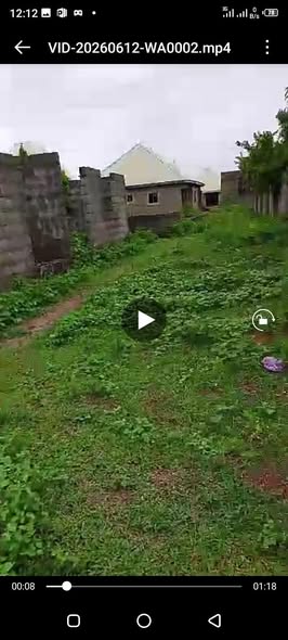 A picture of Uncompleted house and Land