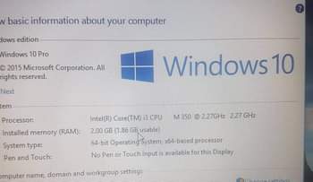 A picture of Dell core i3 laptop