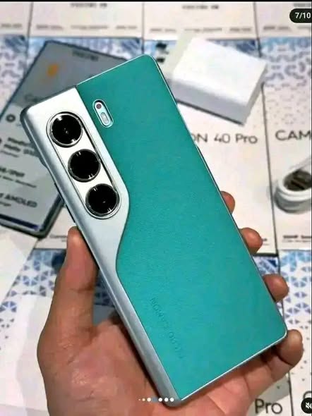 A picture of CURVED SCREEN EDGE WITH ARTIFICIAL INTELLIGENCE AI TECNO CAMON 40