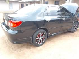 A picture of Toyota Corolla 07 08 for sale everything intact DVD player