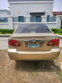 A picture of this sharp 04 corolla everything intact and excelle