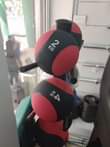 A picture of Gym fitness equipments dumbbells