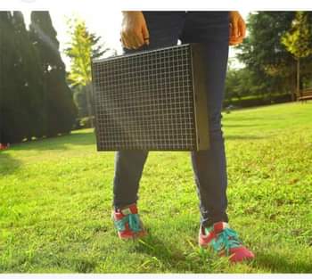 A picture of lightweight portable folding picnic barbecue charcoal grill Message Saadia on