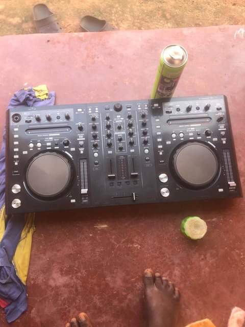 A picture of DJ equip
