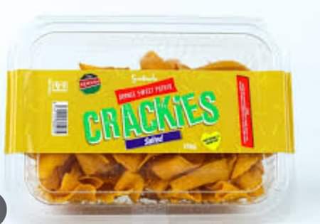 A picture of Orange sweet potato crips