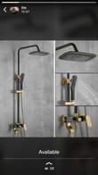 A picture of Shower mixers now available Prices vary depending on size n