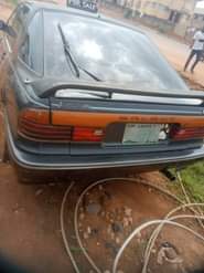 A picture of Mishibush gallant lift back manual transmission engine and gear location