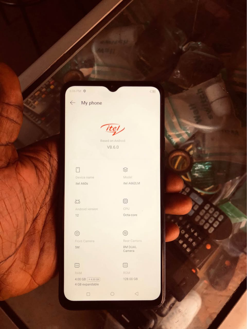 A picture of Itel A60s