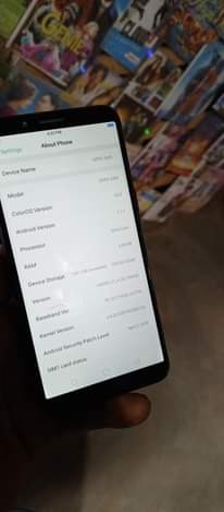 A picture of Minor crack on oppo a83t 128gb 6gb ram at 110