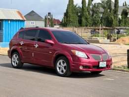 A picture of CLEAN NIGERIAN USED PONTIAC VIBE 2005 MODEL ORIGINAL DUTY AC