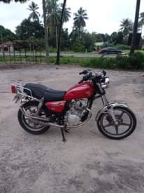 A picture of Haojue 125cc inauzwa Call WhatsApp 0766670030 Maongezi yapo