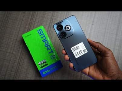 A picture of INFINIX SMART 8 STORAGE 128GB RAM 8GB BATTERY 5000MHP PRICE