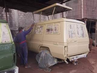A picture of Safari cruiser fabrication on going