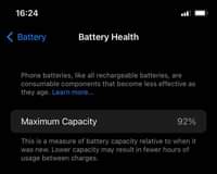 A picture of Iphone 11 GB 64 Battery 92 780k Face ID True