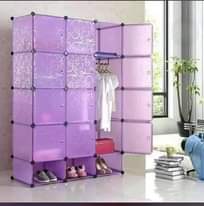 A picture of 3 column closet