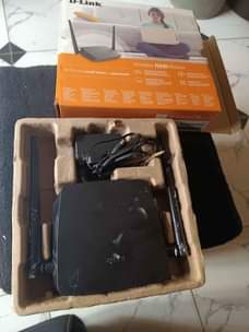 A picture of D Link router