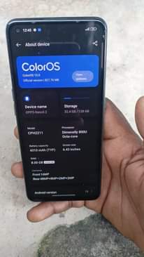 A picture of Oppo reno 5z 5g